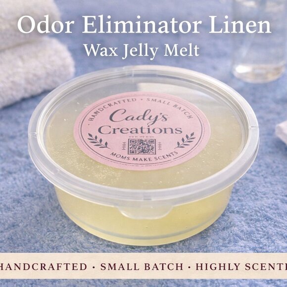 Hand Crafted Other - Jelly Wax Melt- Odor Eliminator Linen